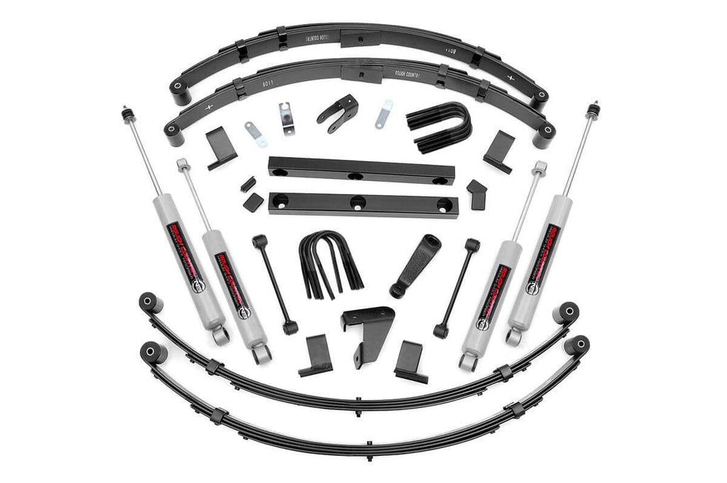 Rough Country Lift Kits 4 Inch Jeep Suspension Lift Kit Manual Steering 87-95 4WD Jeep Wrangler YJ Rough Country - Rough Country - 620MN2
