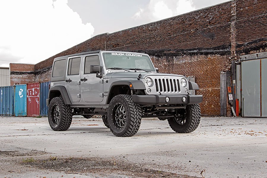 Rough Country Lift Kits 4 Inch Jeep Suspension Lift Kit Premium N3 Shocks 07-18 Wrangler JK Unlimited Rough Country - Rough Country - 68130