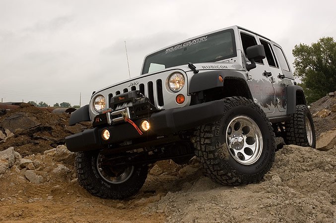 Rough Country Lift Kits 4 Inch Jeep Suspension Lift Kit Premium N3 Shocks 07-18 Wrangler JK Unlimited Rough Country - Rough Country - 68130