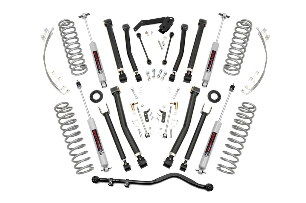 Rough Country Lift Kits 4 Inch Jeep X-Series Suspension Lift Kit 07-18 Wrangler JK Rough Country - Rough Country - 67330
