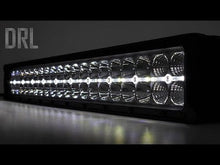 Load image into Gallery viewer, Rough Country LED Light Bars 50 Inch LED Light Bar Curved Dual Row Chrome Series with White DRL Rough Country - Rough Country - 72950D