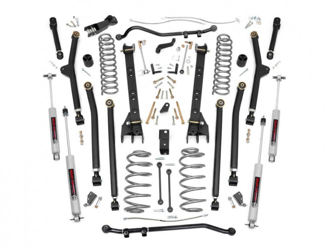 Rough Country Lift Kits 6 Inch Jeep Long Arm Suspension Lift Kit 04-06 Wrangler Unlimited TJ Rough Country - Rough Country - 63122