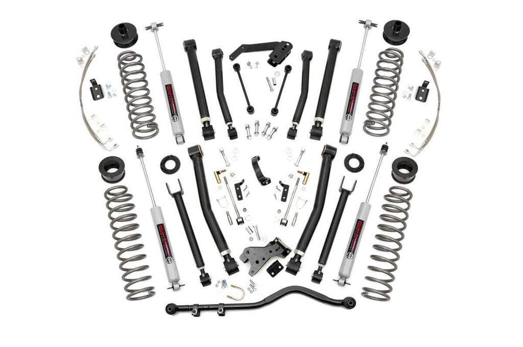 Rough Country Lift Kits 6 Inch Jeep X-Series Suspension Lift Kit 07-18 Wrangler JK Rough Country - Rough Country - 68422