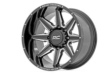 Load image into Gallery viewer, Rough Country Wheels 91 Series Milled One-Piece Gloss Black 20x12 6x5.5 -44mm Rough Country - Rough Country - 91201212M