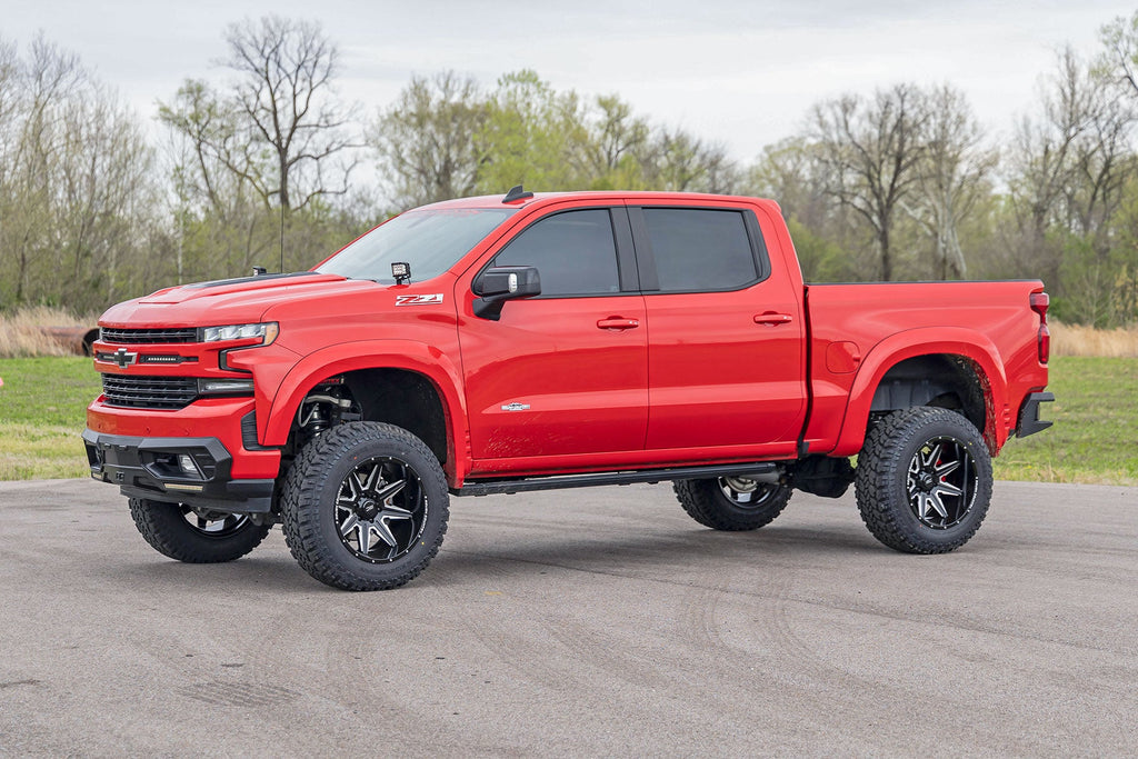 Rough Country Wheels 91 Series Milled One-Piece Gloss Black 20x12 6x5.5 -44mm Rough Country - Rough Country - 91201212M