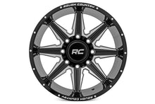Load image into Gallery viewer, Rough Country Wheels 91 Series Milled One-Piece Gloss Black 20x12 6x5.5 -44mm Rough Country - Rough Country - 91201212M