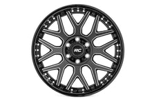 Load image into Gallery viewer, Rough Country Wheels 95 Series Wheel Machined One-Piece Gloss Black 20x10 5x5 -19mm Rough Country - Rough Country - 95201018M