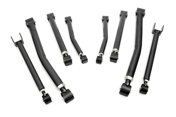 Rough Country Suspension Control Arm Adjustable Control Arms Set 07-18 Wrangler JK Rough Country - Rough Country - 11300