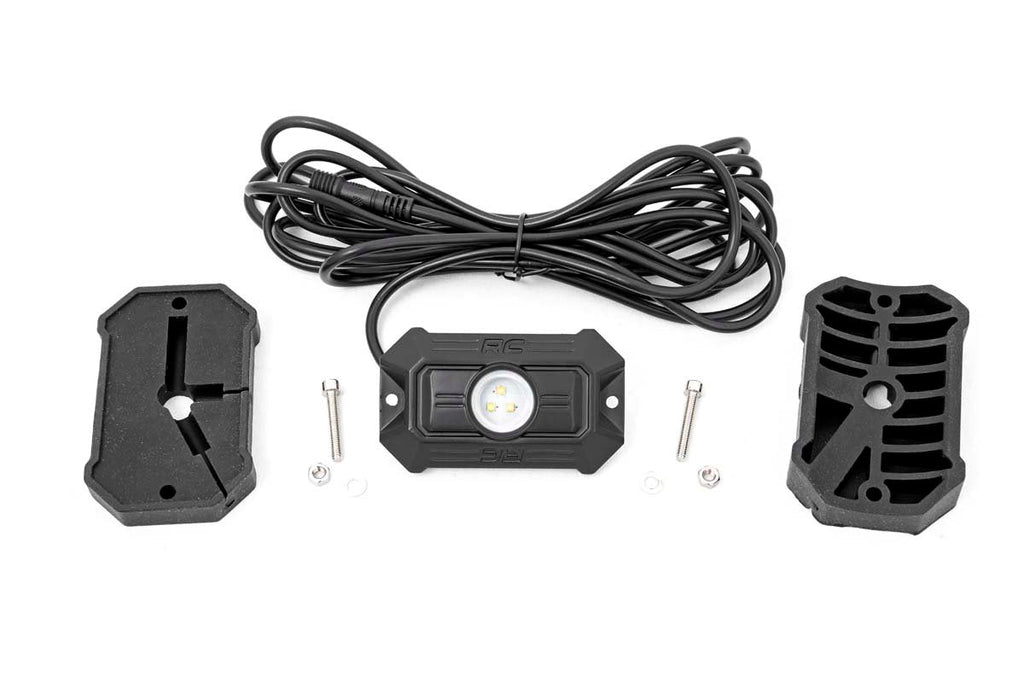 Rough Country Rock Lights Deluxe LED Rock Light Kit 4 Pods Rough Country - Rough Country - 70980