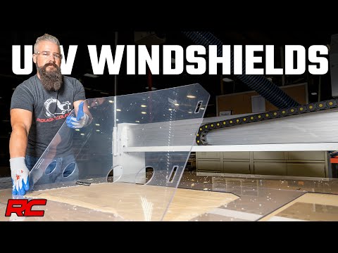 Rough Country Windshield Half Windshield Scratch Resistant Can-Am Commander XT (21-22) Rough Country - Rough Country - 98102231