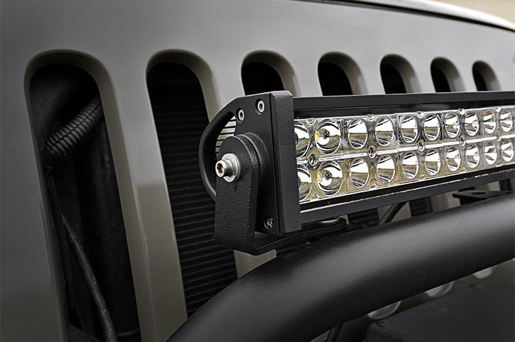 Rough Country LED Light Bars Jeep 20 Inch LED Light Bar Bumper Hoop Mounts JK/XJ Rough Country - Rough Country - 70207
