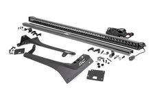 Load image into Gallery viewer, Rough Country LED Light Bars Jeep 50-Inch Straight LED Light Bar Upper Windshield Kit w/ Single-Row Black Series LED 2020 Gladiator JT, 18-20 Wrangler JL Rough Country - Rough Country - 70065