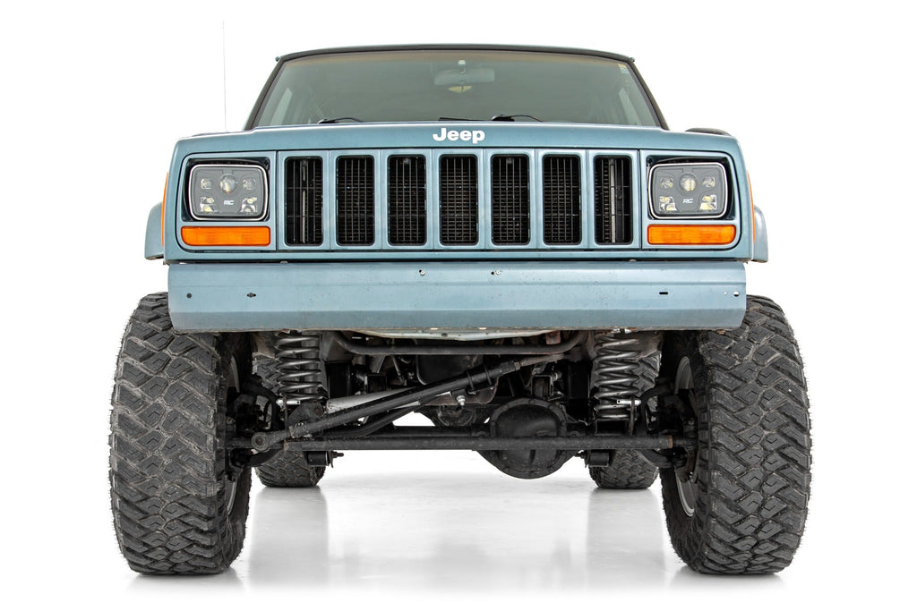Rough Country Headlights Jeep 5X7 Inch LED Headlights Jeep Cherokee XJ Rough Country - Rough Country - RCH5200
