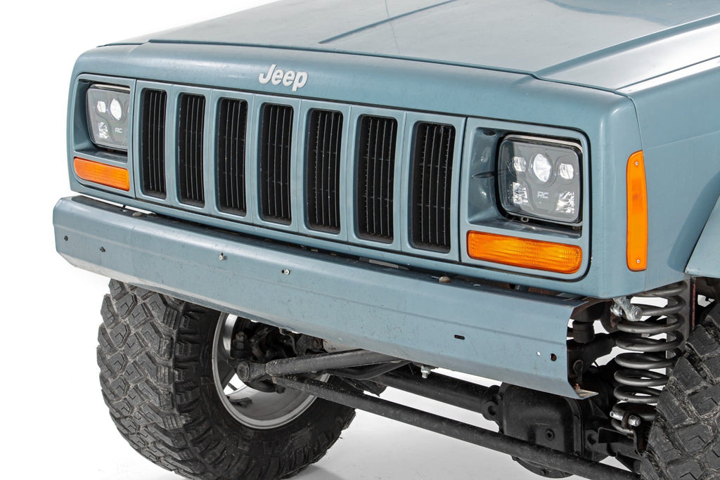 Rough Country Headlights Jeep 5X7 Inch LED Headlights Jeep Cherokee XJ Rough Country - Rough Country - RCH5200