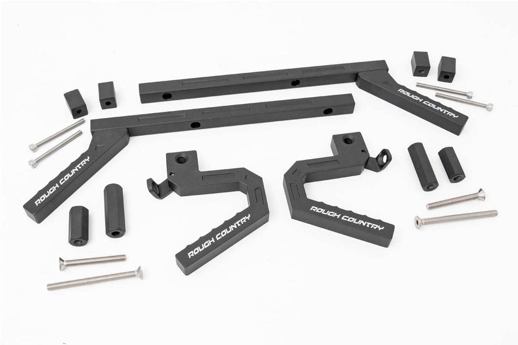 Rough Country Grab Handles Jeep Aluminum Grab Handle Set 07-18 Wrangler JK Rough Country - Rough Country - 6509