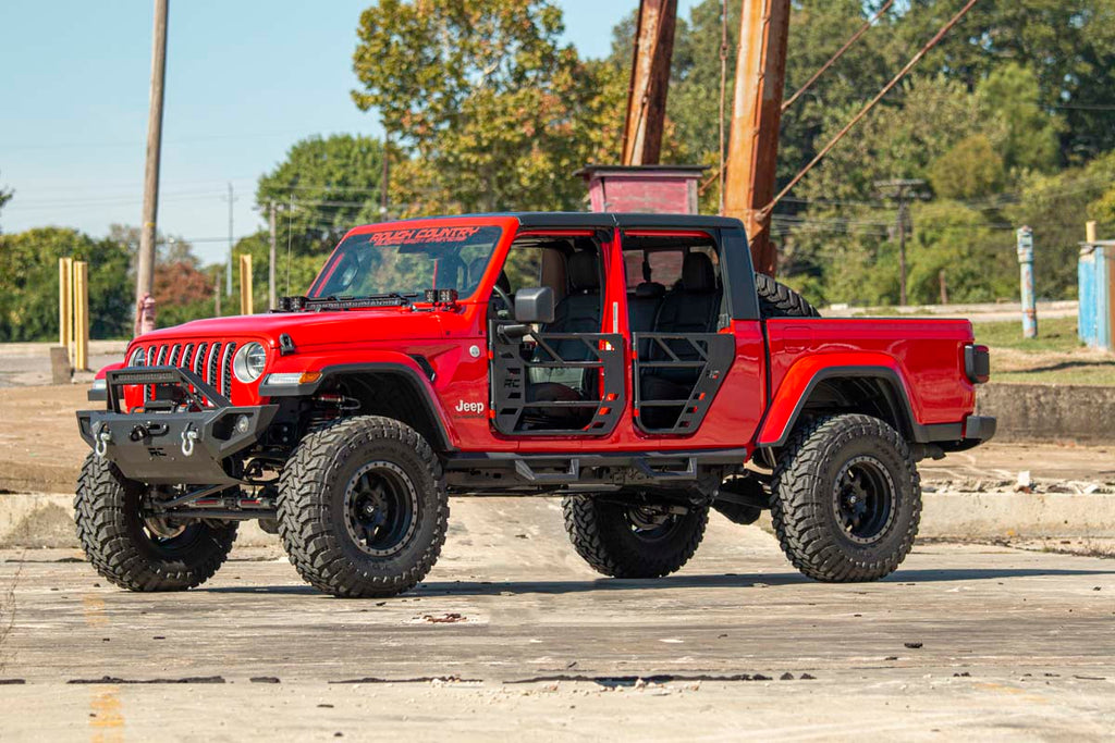 Rough Country Side Steps Jeep Contoured Drop Steps 20 Gladiator JT Rough Country - Rough Country - 90762