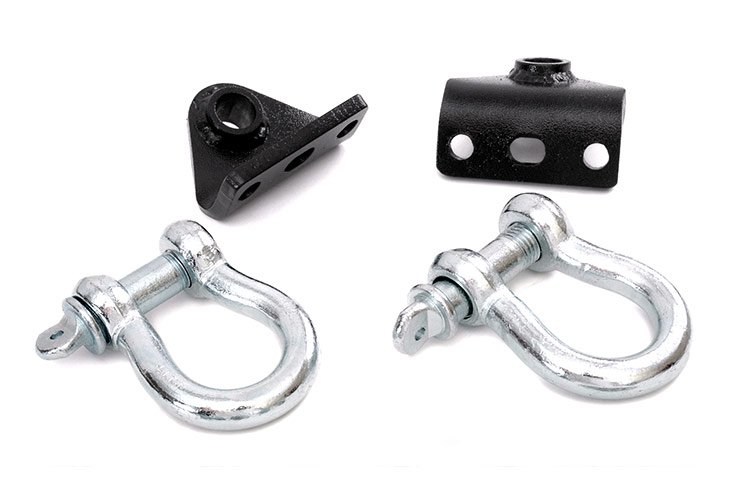 Rough Country D Ring Jeep D-Ring Kit 97-06 Wrangler TJ 87-95 Wrangler YJ Rough Country - Rough Country - 1169