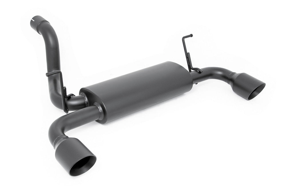 Rough Country Exhaust Jeep Dual Outlet Performance Exhaust - Black 18-20 Wrangler JL/JLU Rough Country - Rough Country - 96003