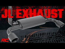 Load image into Gallery viewer, Rough Country Exhaust Jeep Dual Outlet Performance Exhaust - Black 18-20 Wrangler JL/JLU Rough Country - Rough Country - 96003