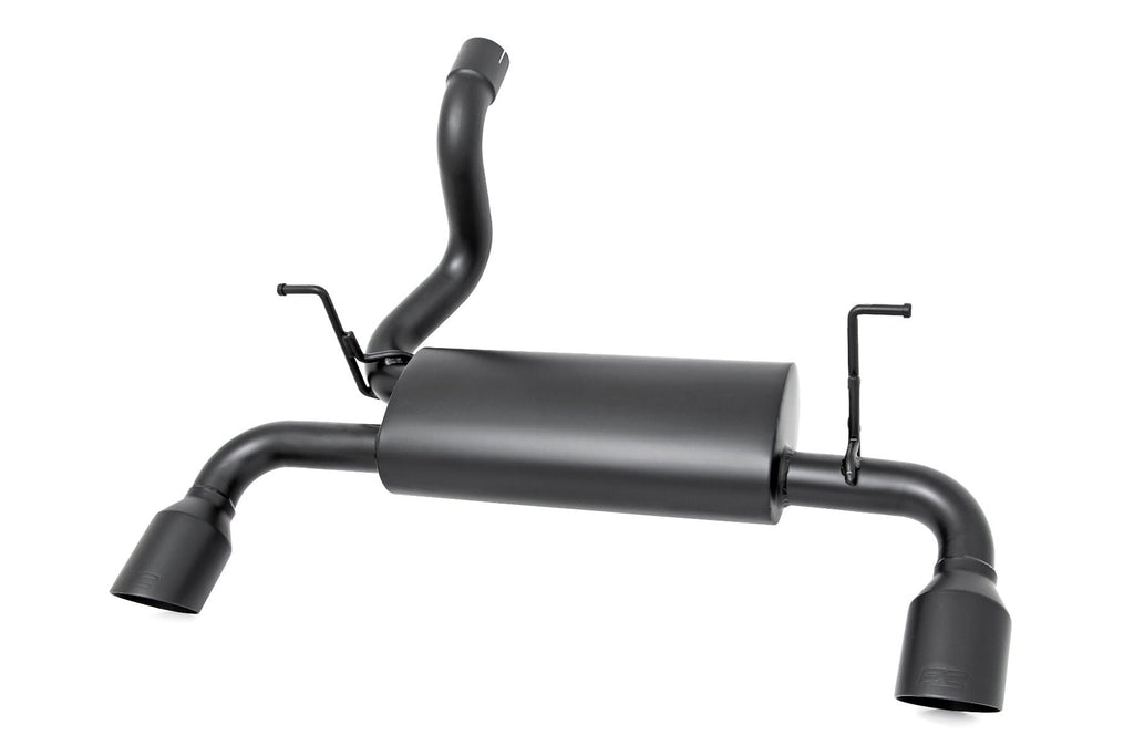 Rough Country Exhaust Jeep Dual Outlet Performance Exhaust - Black 18-20 Wrangler JL/JLU Rough Country - Rough Country - 96003
