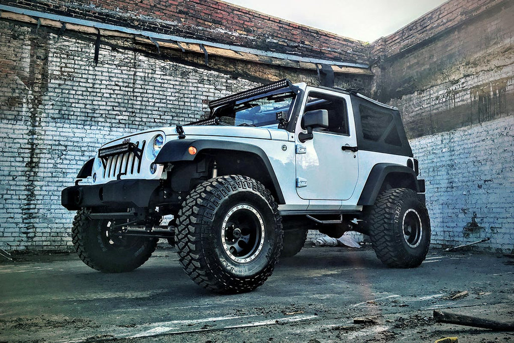 Rough Country Bumper End Cap Jeep Front Bumper Caps 07-18 Wrangler JK Rough Country - Rough Country - 1047