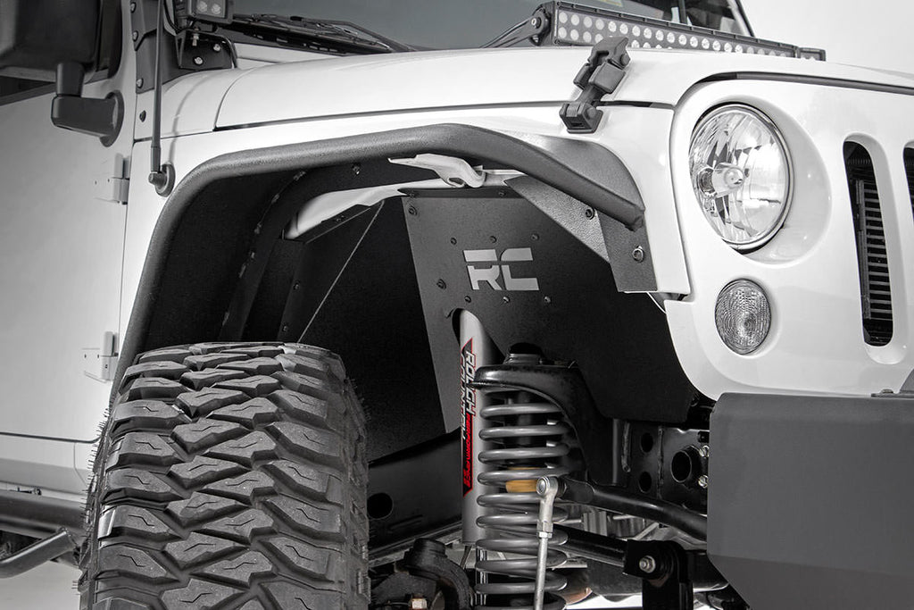 Rough Country Inner Fender Kit Jeep Front Inner Fenders 07-18 Wrangler JK Rough Country - Rough Country - 1195