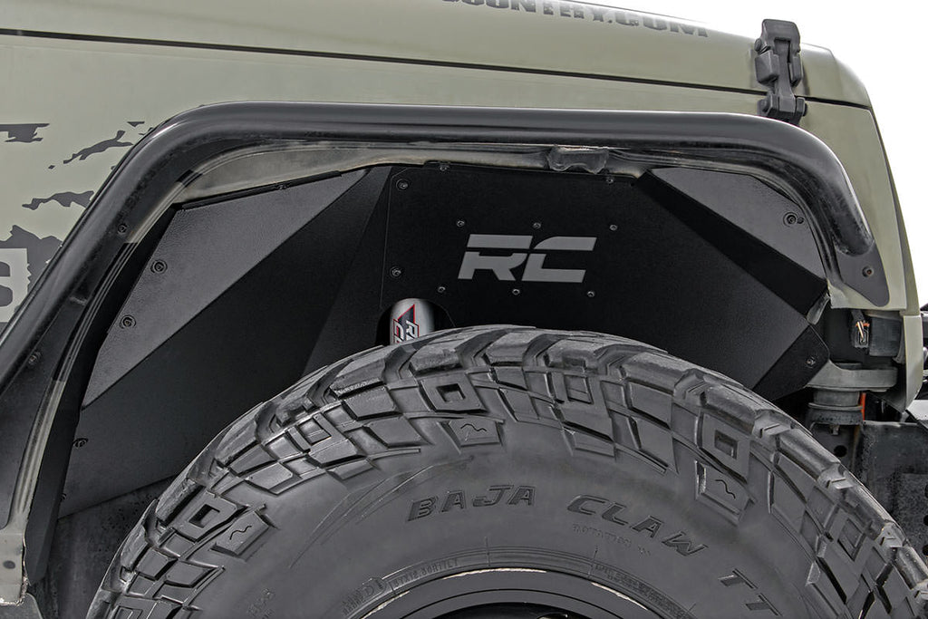 Rough Country Inner Fender Kit Jeep Front Inner Fenders 07-18 Wrangler JK Rough Country - Rough Country - 1195