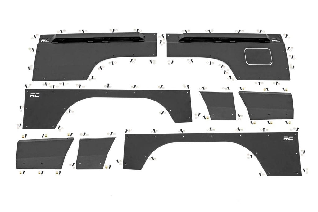 Rough Country Quarter Panel Armor Jeep Front & Rear Upper and Lower Quarter Panel Armor-84-96 Cherokee XJ Rough Country - Rough Country - 10580