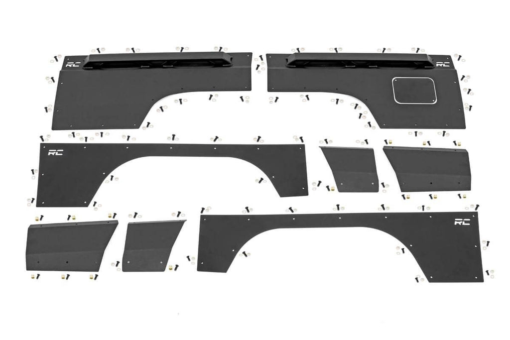 Rough Country Quarter Panel Armor Jeep Front & Rear Upper and Lower Quarter Panel Armor-84-96 Cherokee XJ Rough Country - Rough Country - 10580