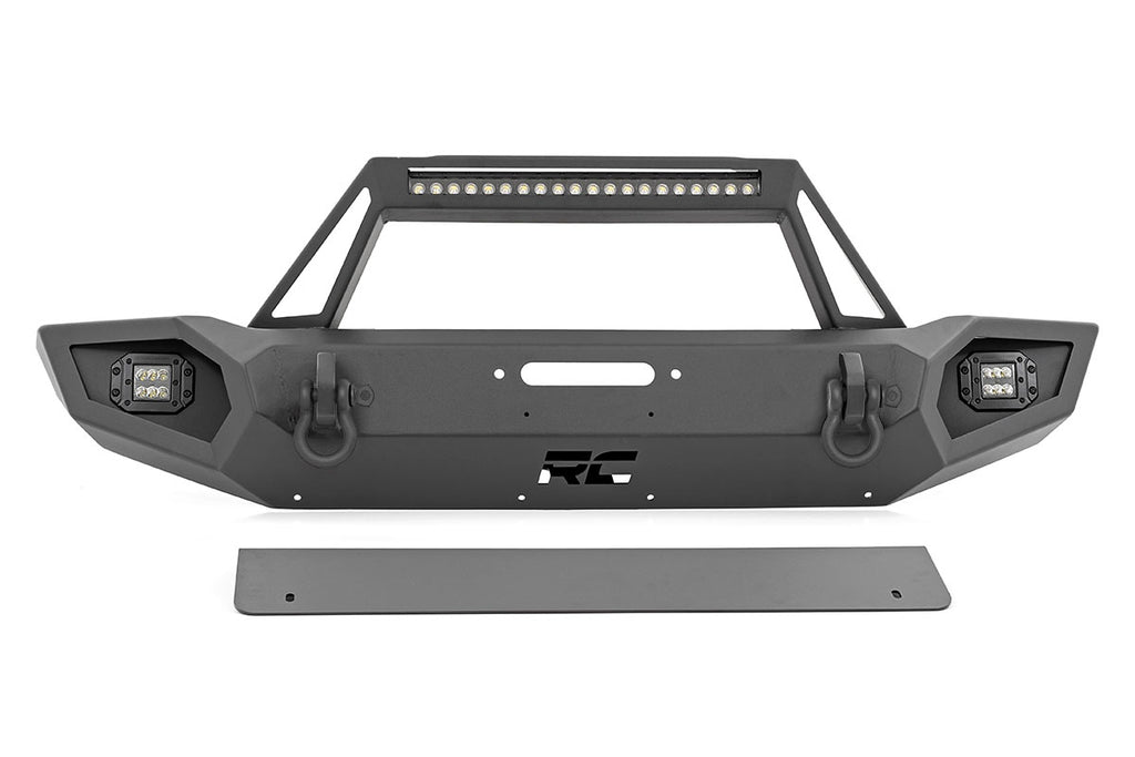 Rough Country Front Bumpers Jeep Full Width Front Trail Bumper JK/JL/JT Gladiator Rough Country - Rough Country - 10585