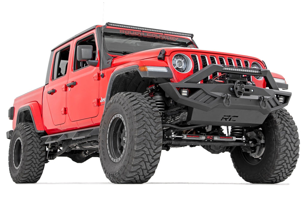 Rough Country Front Bumpers Jeep Full Width Off-Road Front Bumper For JK,JL, Gladiator JT Rough Country - Rough Country - 10645A