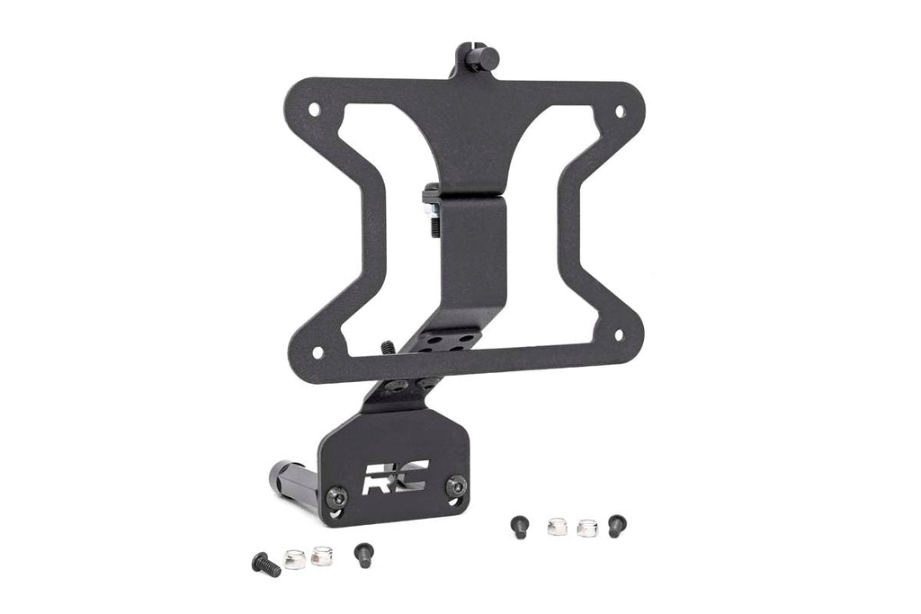 Rough Country License Plate Bracket Jeep License Plate Adapter 07-18 Wrangler JK / JK Unlimited Rough Country - Rough Country - 10541