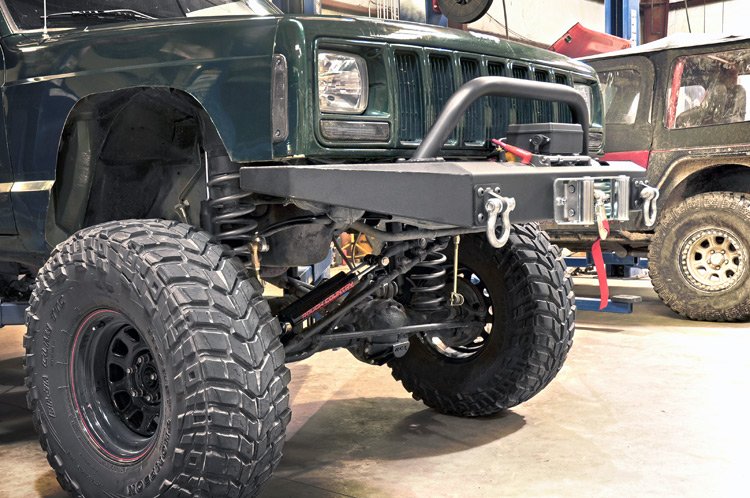 Rough Country Front Bumpers Jeep Light Bar RC Bumpers 84-01 Cherokee XJ Rough Country - Rough Country - 1056