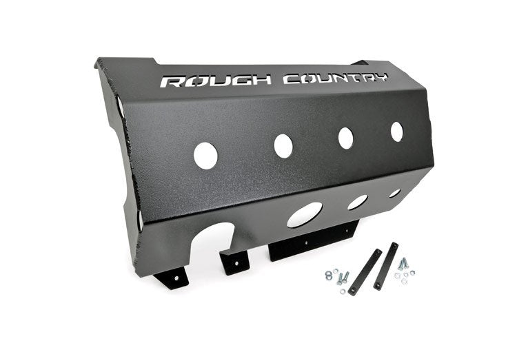 Rough Country Muffler Skid Plate Jeep Muffler Skid Plate 07-18 Wrangler JK Rough Country - Rough Country - 779
