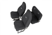 Load image into Gallery viewer, Rough Country Seat Cover Jeep Neoprene Seat Cover Set Black 87-90 Wrangler YJ Rough Country - Rough Country - 91008