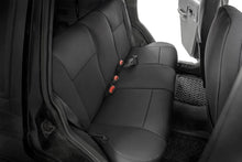 Load image into Gallery viewer, Rough Country Seat Cover Jeep Neoprene Seat Cover Set Black 97-01 XJ w/Detachable Headrest Rough Country - Rough Country - 91023