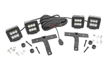 Load image into Gallery viewer, Rough Country LED Light Pods Jeep Quad LED Light Pod Kit -Black Series 18-20 JL/20 Gladiator Rough Country - Rough Country - 70822