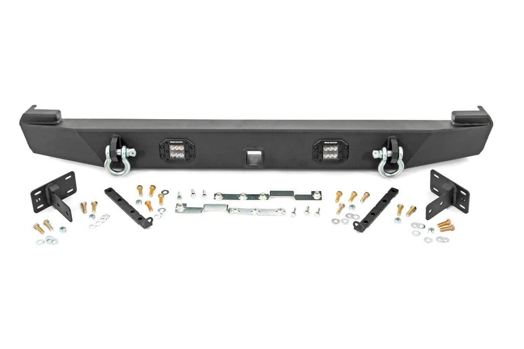 Rough Country Rear Bumpers Jeep Rear LED Bumper 84-01 Cherokee XJ Rough Country - Rough Country - 110504