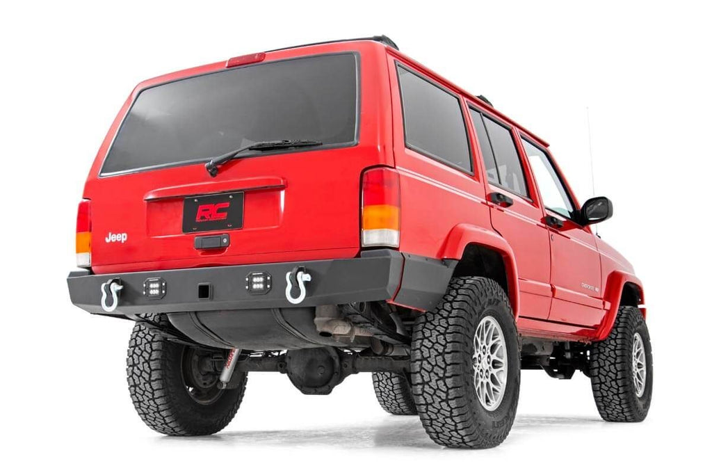 Rough Country Rear Bumpers Jeep Rear LED Bumper 84-01 Cherokee XJ Rough Country - Rough Country - 110504