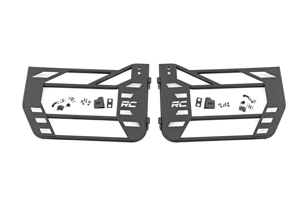 Rough Country Tube Doors Jeep Rear Steel Tube Doors 07-18 Wrangler JK Rough Country - Rough Country - 10587