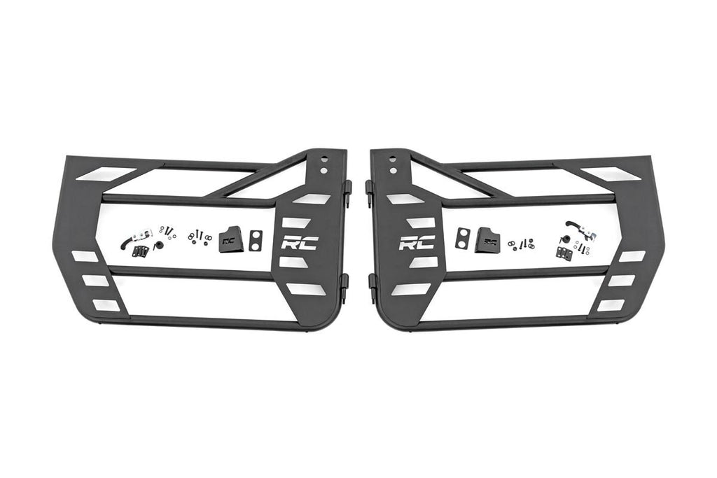 Rough Country Tube Doors Jeep Rear Steel Tube Doors 07-18 Wrangler JK Rough Country - Rough Country - 10587