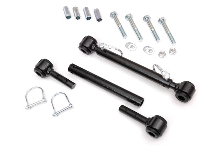 Rough Country Sway Bar Disconnect Jeep Rear Sway Bar Disconnects 4-6 Inch 97-06 4WD Wrangler TJ Rough Country - Rough Country - 1188