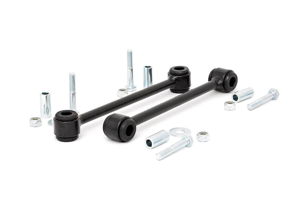 Rough Country Sway Bar Link Jeep Rear Sway Bar Links 4-6 Inch Lifts 97-06 Wrangler TJ Rough Country - Rough Country - 1015