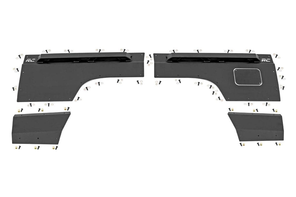 Rough Country Quarter Panel Armor Jeep Rear Upper and Lower Quarter Panel Armor 84-96 Cherokee XJ Rough Country - Rough Country - 10578
