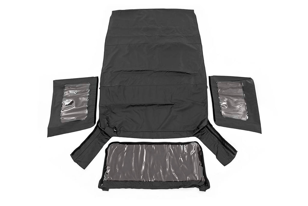 Rough Country Soft Tops Jeep Replacement Soft Top Black 07-09 JK Wrangler 4 Door Rough Country - Rough Country - RC85130.35