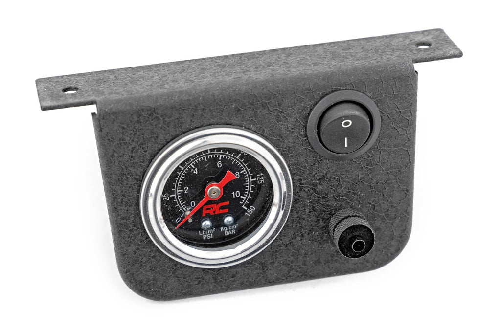 Rough Country Suspension Air Bag Compressor Onboard Air Bag Compressor Kit w/Gauge - Rough Country - 10100