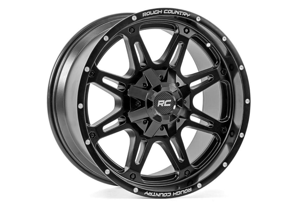 Rough Country Aluminum Wheels One-Piece Series 94 Wheel, 20x10 (5x5 / 5x4.5) Rough Country - Rough Country - 94201013