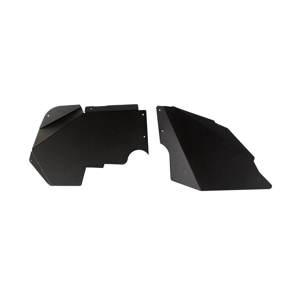 Rugged Ridge Aluminum Fender Liners, Front, Black; 07-18 JK/JKU-Clearance