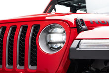 Load image into Gallery viewer, Rugged Ridge Light Covers and Guards Rugged Ridge 18-20 Jeep Wrangler JL / 2020 Jeep Gladiator JT Black Elite Headlight Guards Black