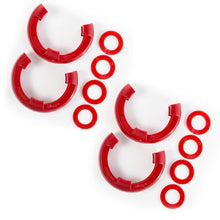 Load image into Gallery viewer, Rugged Ridge Shackle Kits Rugged Ridge 3/4in Red D-Ring Isolator Kit